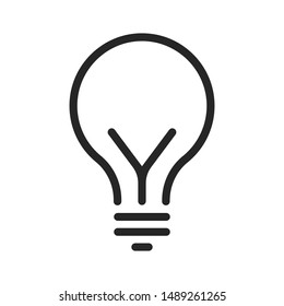 lamp bulb icon logo design 
