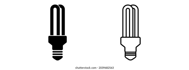 lamp bulb icon set, lamp bulb vector set symbol illustrations
