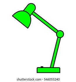 Lamp, bulb icon, sign, vector illustration