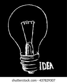 lamp bulb, sketch