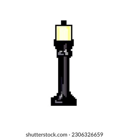 lamp candlestick vintage game pixel art retro vector. bit lamp candlestick vintage. old vintage illustration