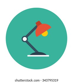 
Lamp Colored Vector Illustration
