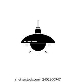 lamp concept line icon. Simple element illustration. lamp concept outline symbol design.