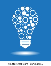 Lamp consisting of links. The concept of communication