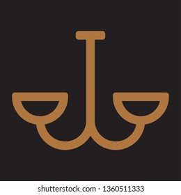 lamp decoration icon