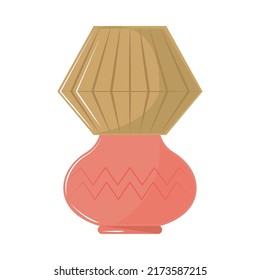 lamp decoration icon flat isolated