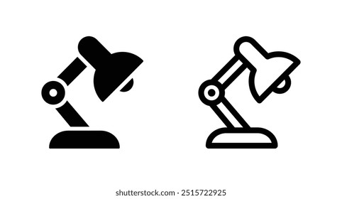 lamp desk icon vector for web site