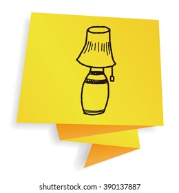 lamp doodle