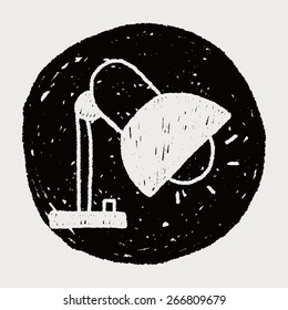 lamp doodle drawing
