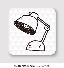 lamp doodle drawing