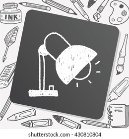 lamp doodle drawing