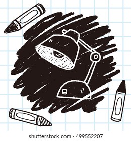 lamp doodle drawing