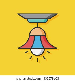 lamp flat icon