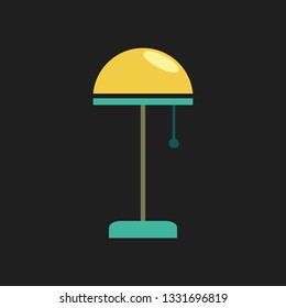 Lamp Flat Icon Design