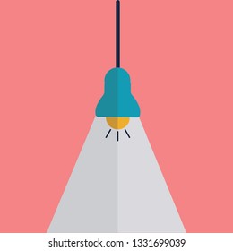Lamp Flat Icon Design