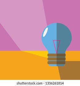 Lamp Flat Icon Design