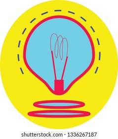 Lamp Flat Icon Design