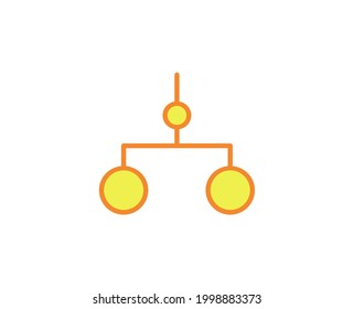 Lamp flat icon. Single high quality outline symbol for web design or mobile app.  House thin line signs for design logo, visit card, etc. Outline pictogram EPS10