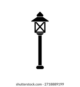 Lampe Garten Symbol Illustration Vektorvorlage