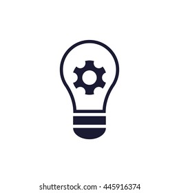 lamp and gear icon