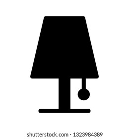 lamp glyph icon