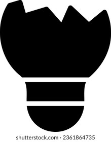 vector de ilustración de icono de glifo de lámpara