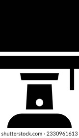 Icono de glifo de lámpara - Icono único, vector