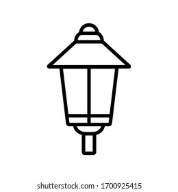 lamp gsrden icon design vector template
