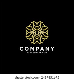 Lamp hand vector logo modern