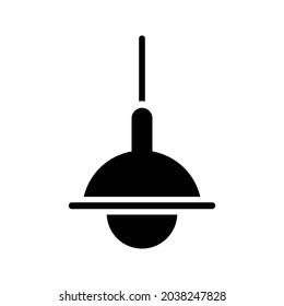 Lamp hanging icon isolated on a white background use for web and mobile