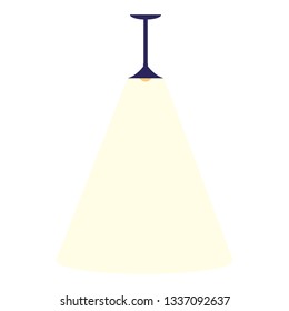 lamp hanging isolated icon