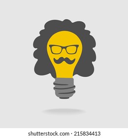 Lamp hipster glasses