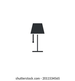 mobiliario de icono de vectores de luz residencial de lámpara