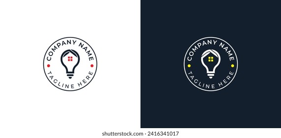 Design-Vorlage für das Logo der Leuchtenhalle