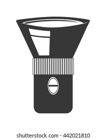 lamp icon. Armed forces. vector graphic