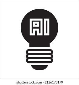 lamp icon, best used for banner or application, with simple shape and eps 10 file format
