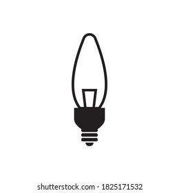 Lamp icon design template vector isolated illustration