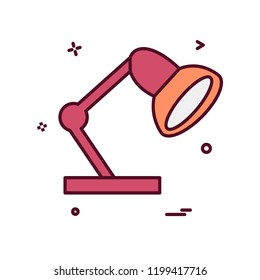 Lamp icon design vector