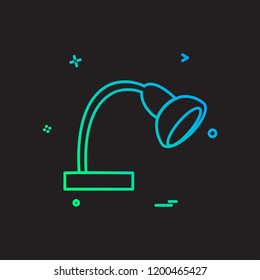 Lamp icon design vector
