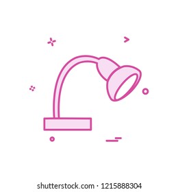 Lamp icon design vector