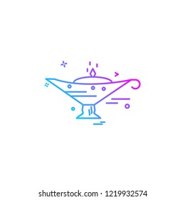 Lamp icon design vector 