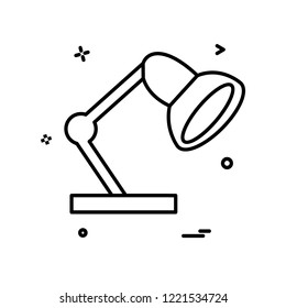 Lamp icon design vector