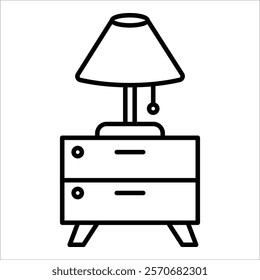 Lamp Icon Element For Design