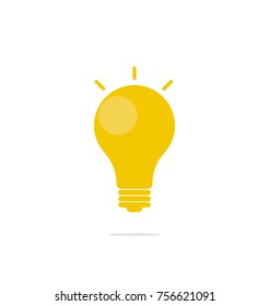 lamp icon, EPS 10