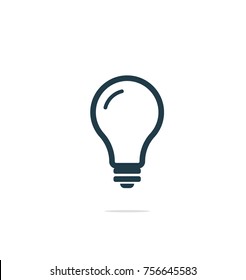 lamp icon, EPS 10
