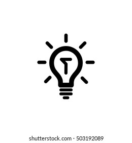 Lamp icon eps10