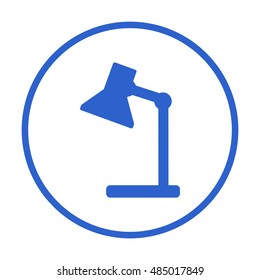  lamp icon. Flat design.