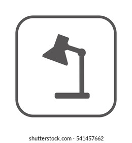  lamp icon. Flat design.