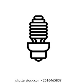 Lamp icon flat style isolated. Vector