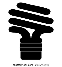 Icono de la lámpara. Estilo plano - vector de stock